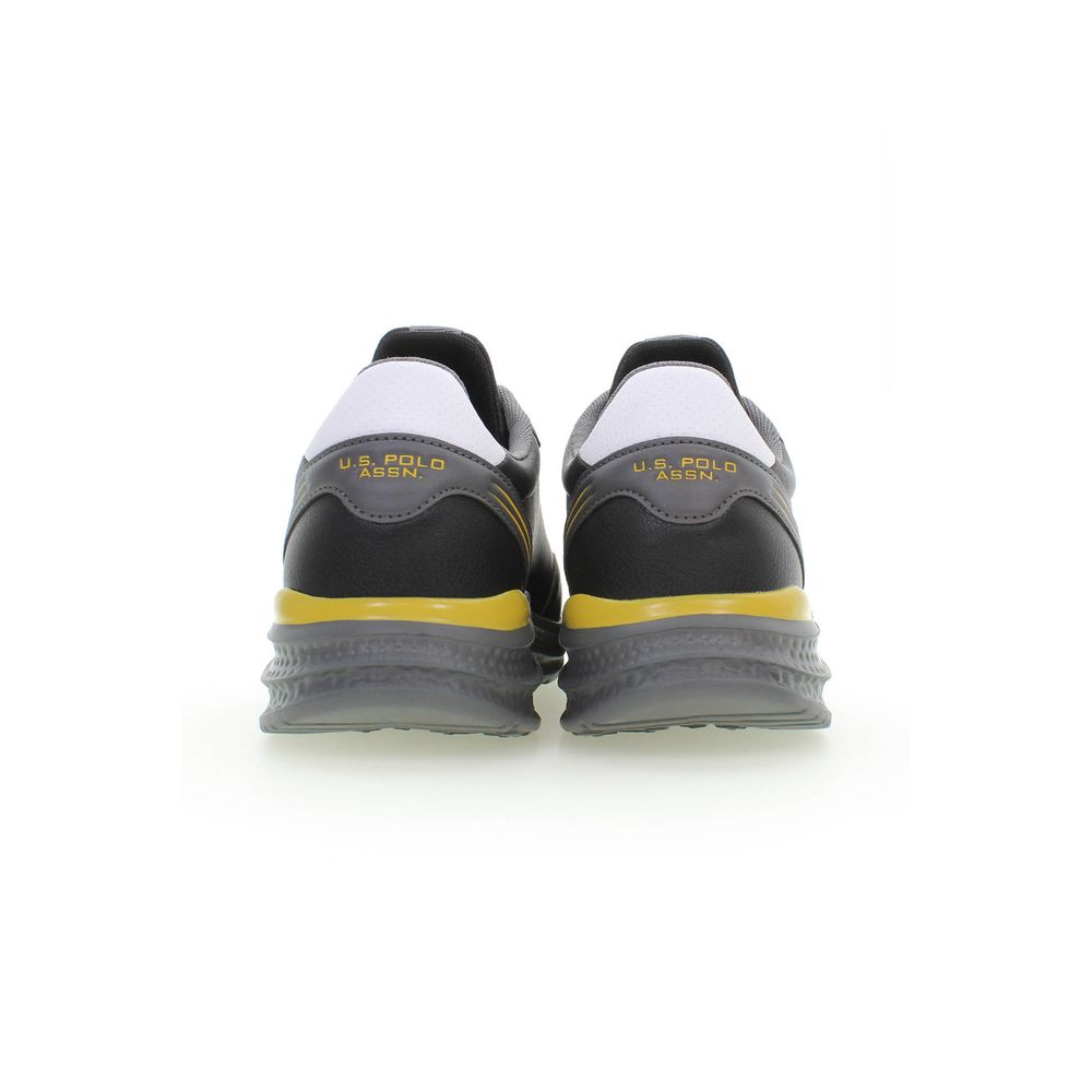 U.S. POLO ASSN. Black Polyester Men's Sneaker - Image 3