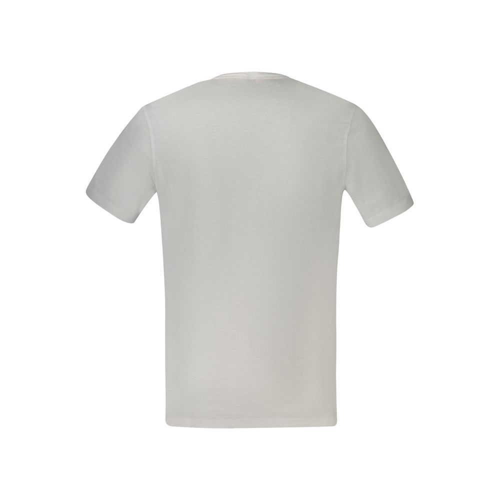 Hugo Boss White Cotton Mens T-Shirt - Image 2