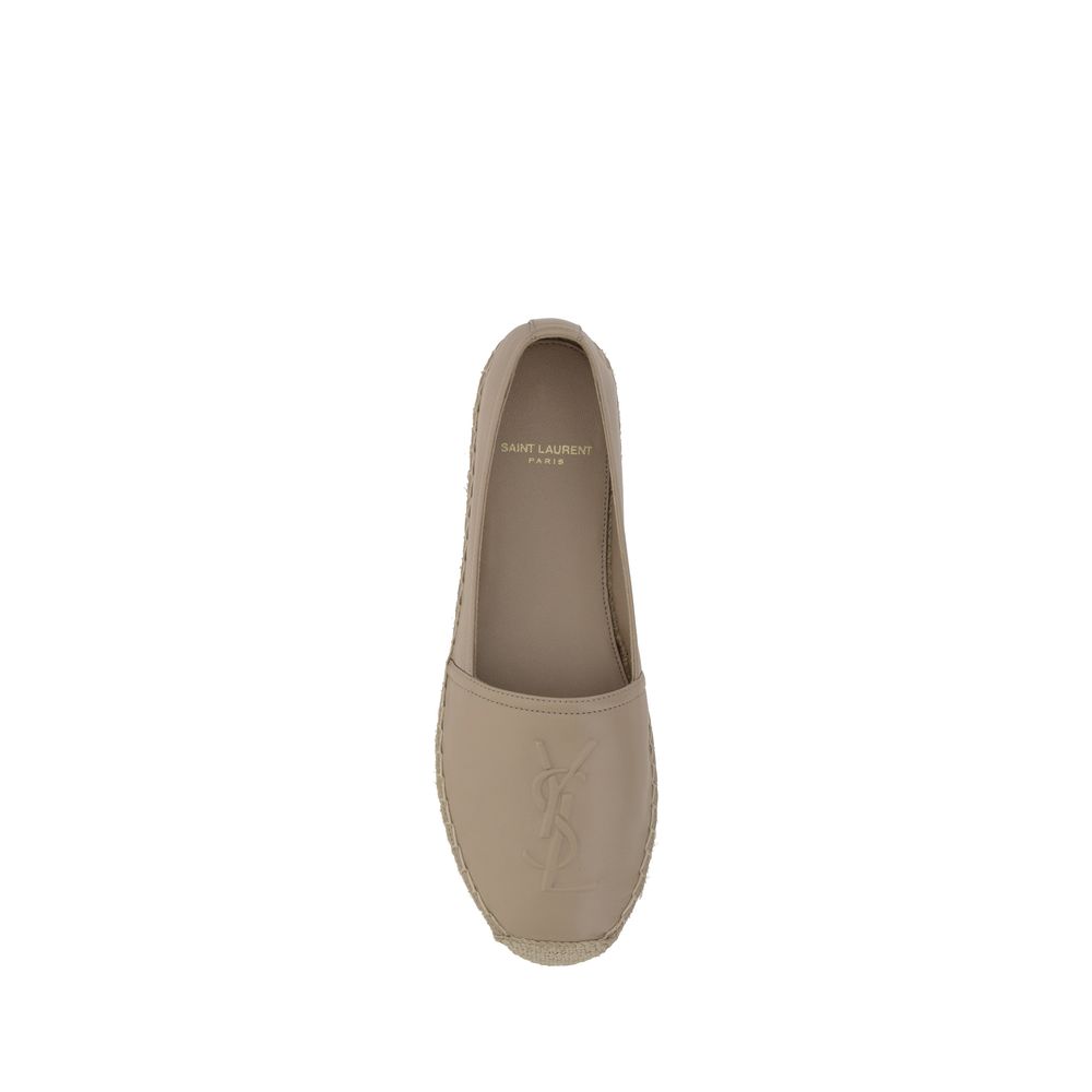 Saint Laurent Beige Lamb Ovis Aries Espadrilles - Image 4