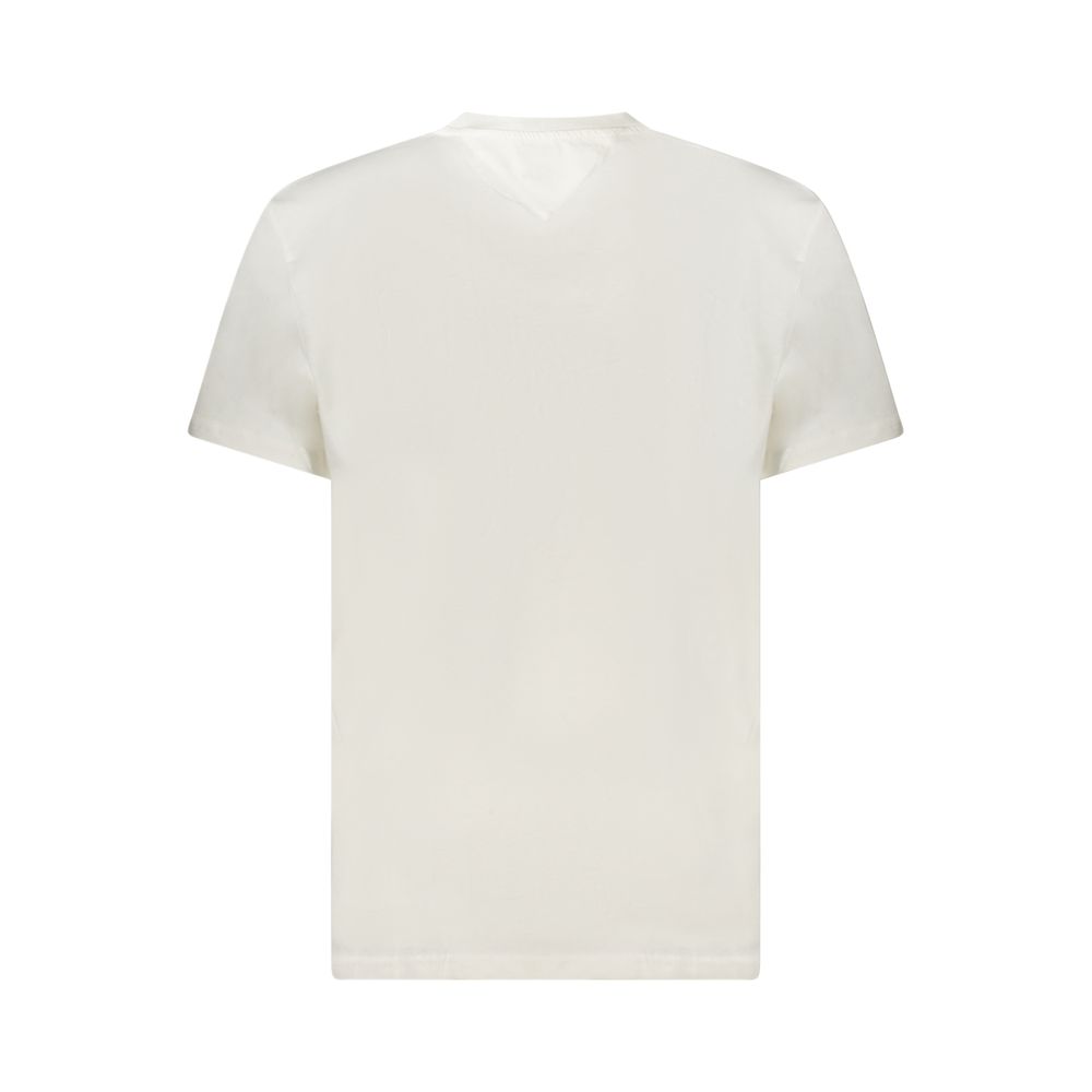 Tommy Hilfiger Bianco Cotton Men T-Shirt - Image 2