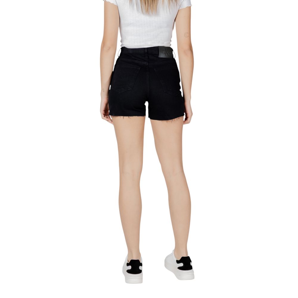 Calvin Klein Jeans Black Cotton Shorts - Image 2