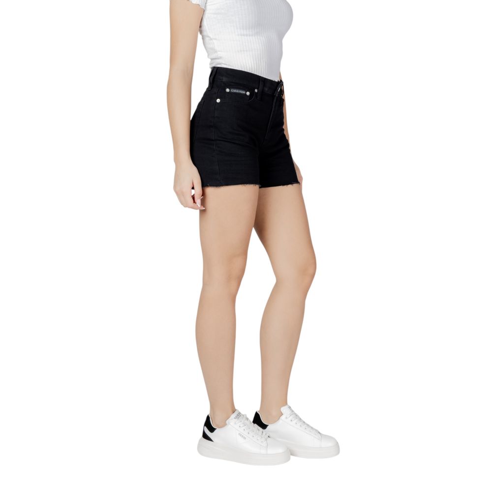 Calvin Klein Jeans Black Cotton Shorts - Image 4