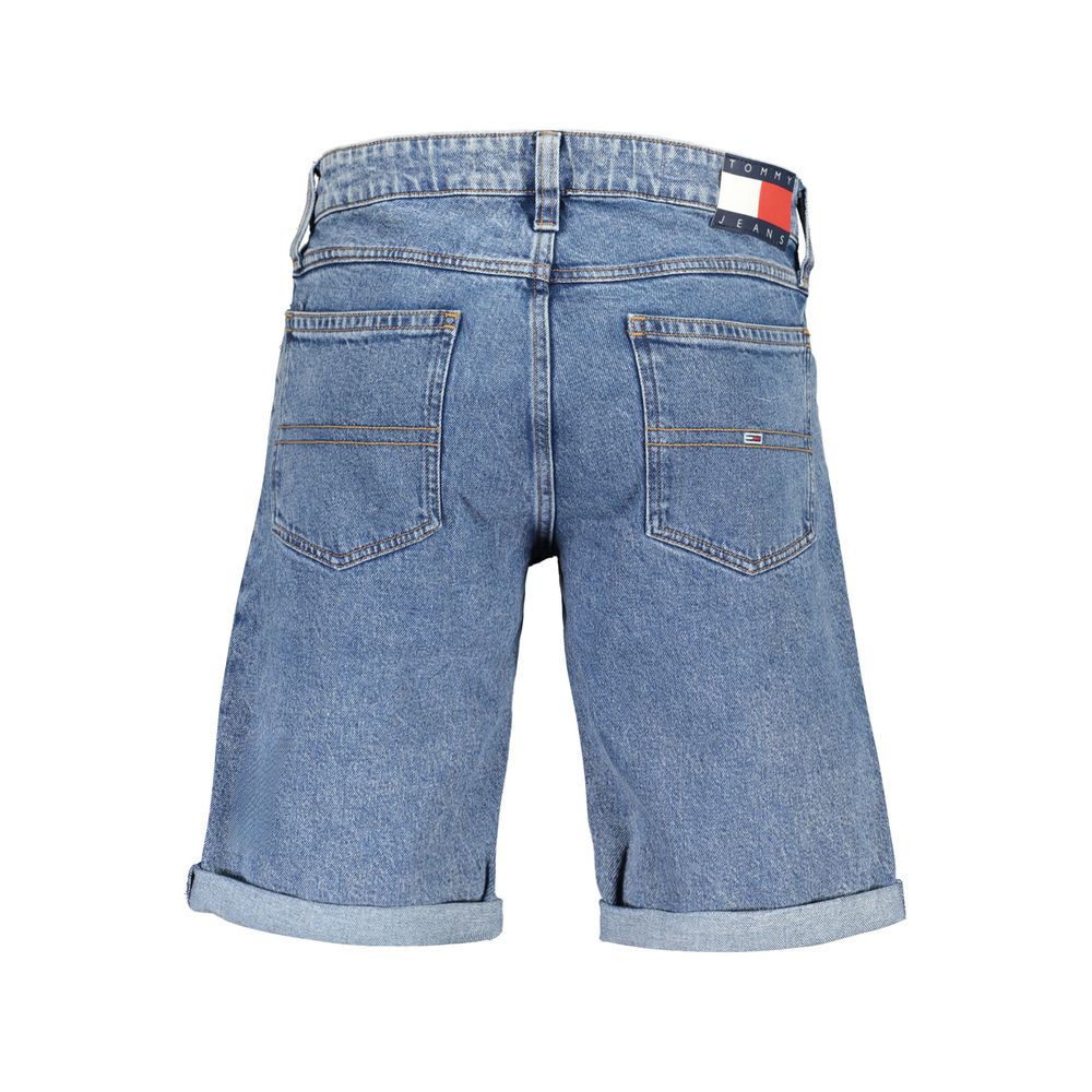 Tommy Hilfiger Blue Organic Cotton Men Short - Image 2