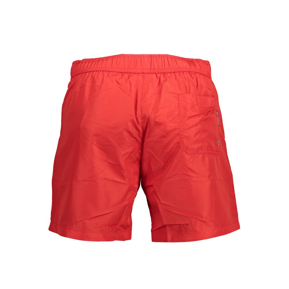 Karl Lagerfeld Rosso Polyester Men's Swim Boxer - Image 2