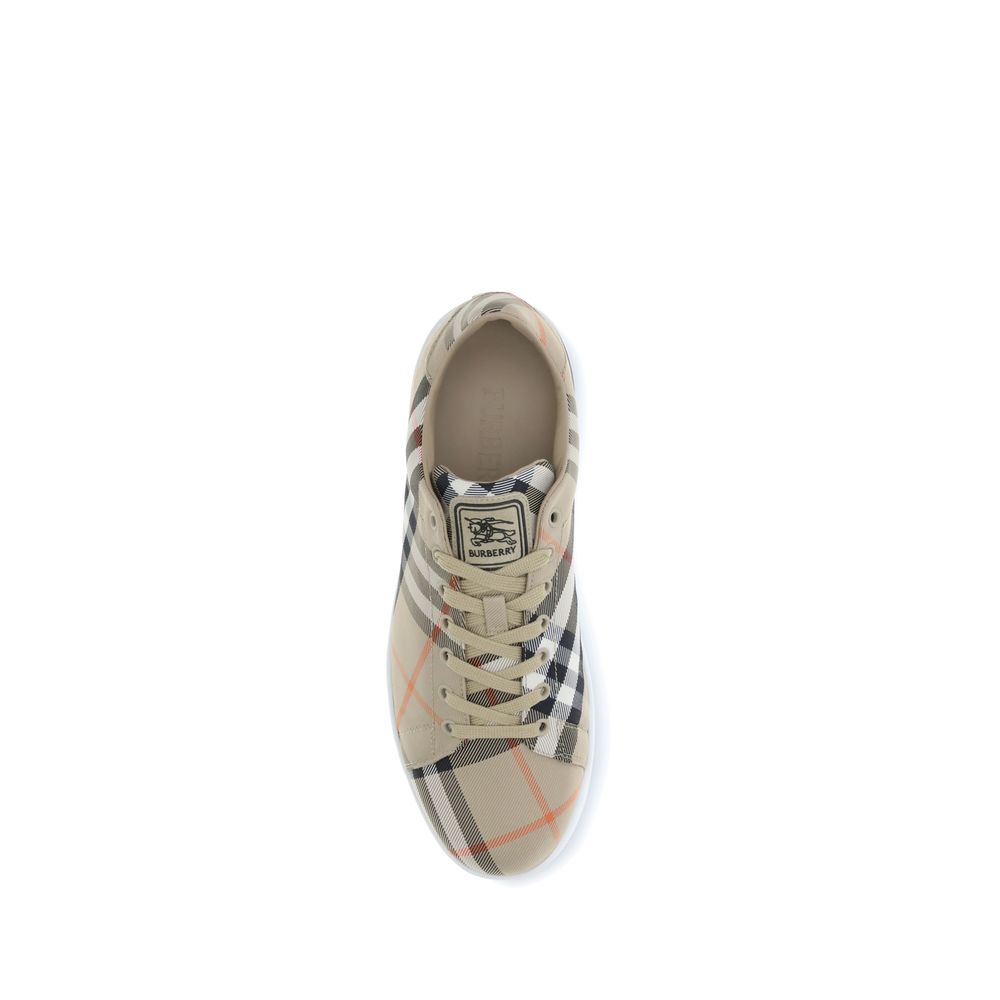 Burberry Multicolor Nylon Low Top Sneakers - Image 4