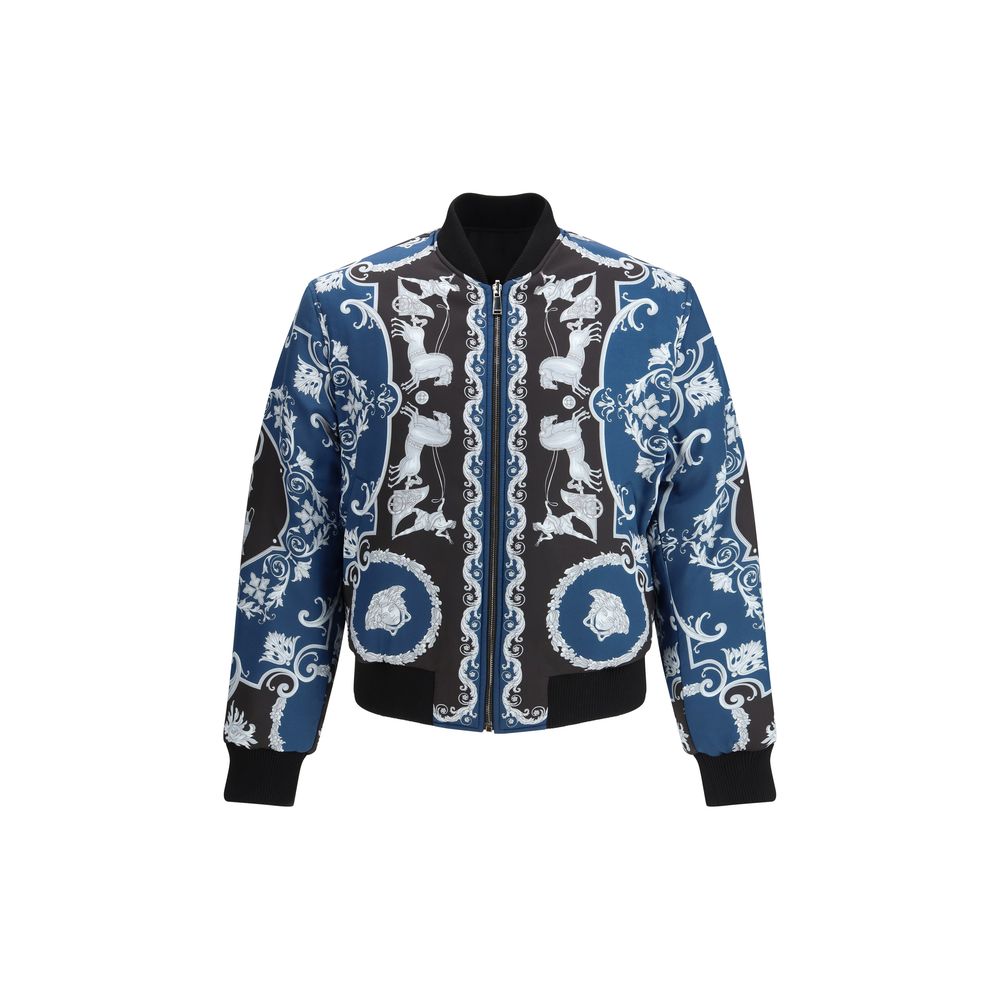 Versace Black Polyamide Jacket - Image 2