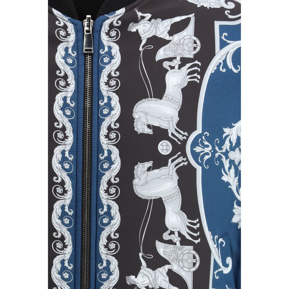 Versace Black Polyamide Jacket - Image 6